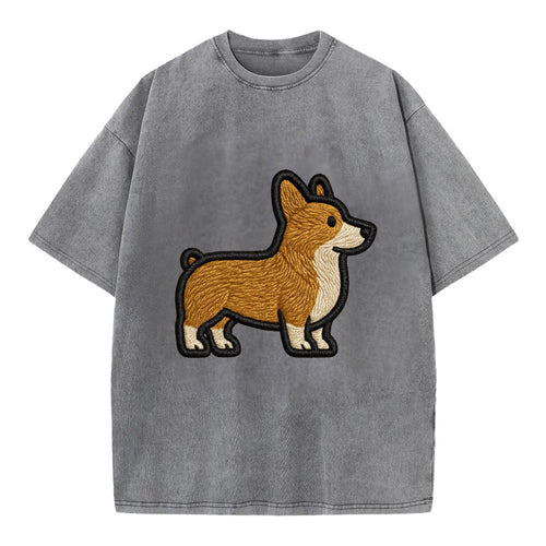 Pembroke Welsh Corgi - Trendy minimal sh - Vintage T-shirt