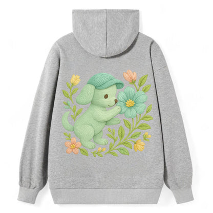 Mint Puppy - Classic Pullover Hoodie - Grey