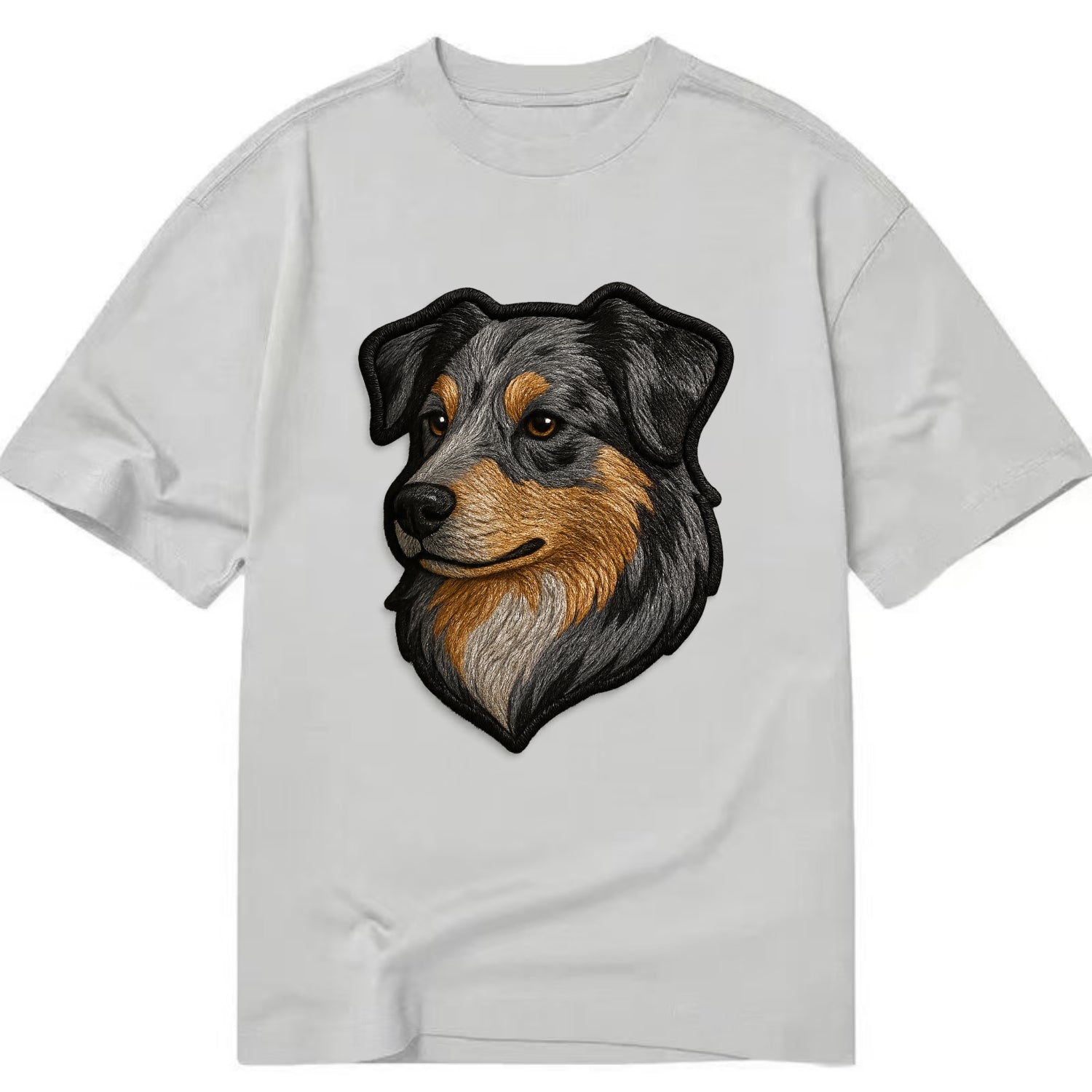 Australian Shepherd - Modern merle patte - Classic T-shirt - Grey