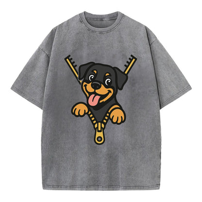 Rottweiler - Vintage T-shirt - Grey