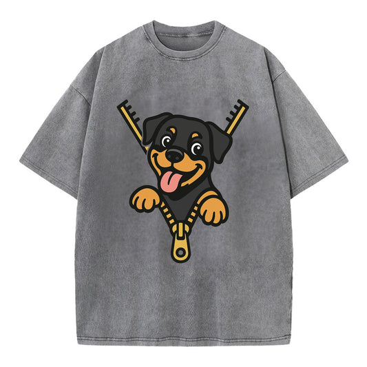 Rottweiler - Vintage T-shirt - Grey