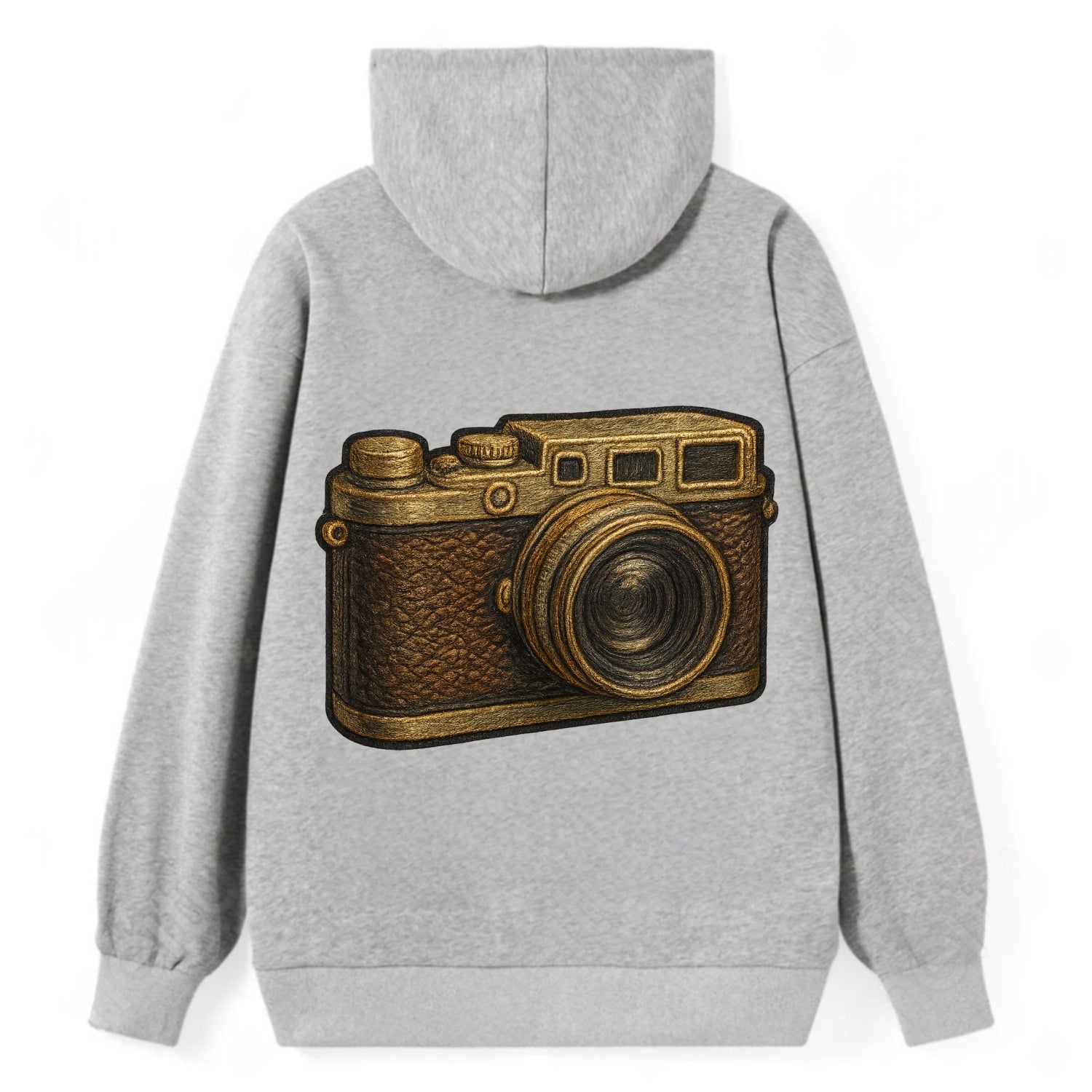 Film Camera  - Classic Pullover Hoodie - Grey