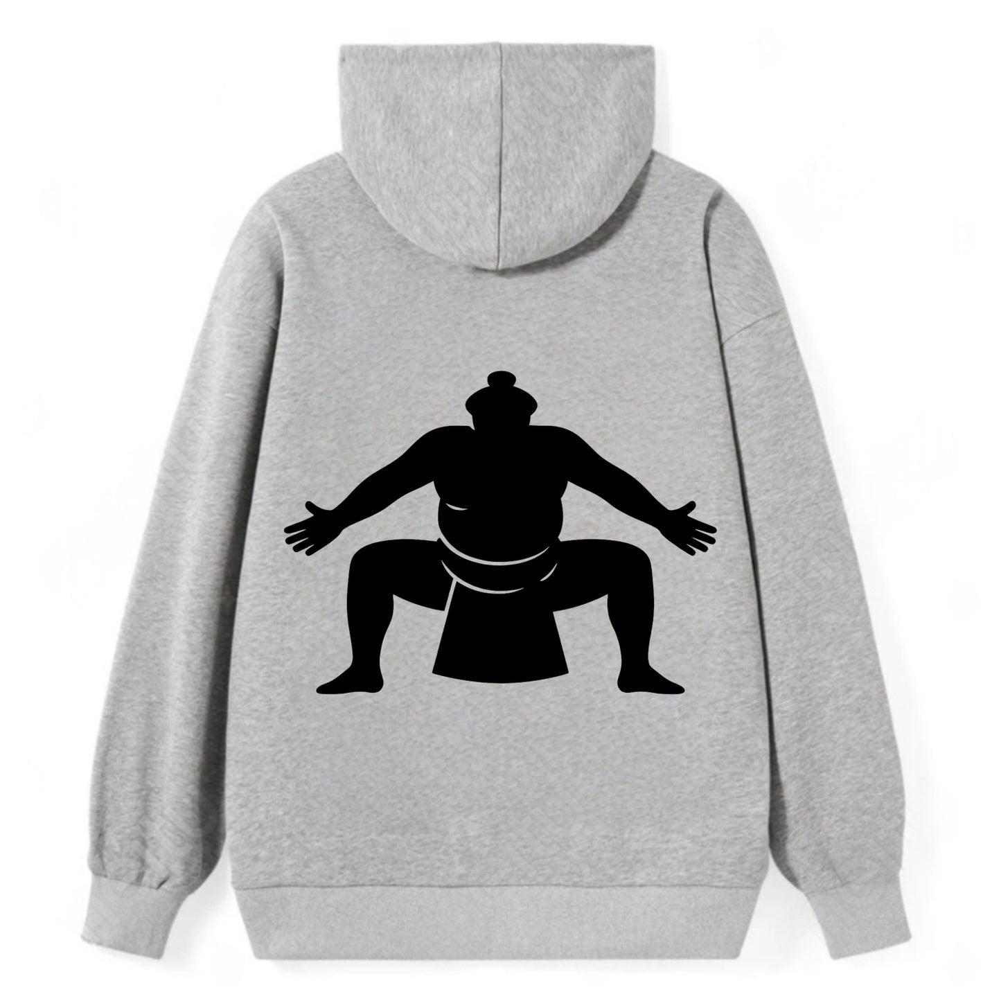 Japanese sumo wrestler ceremonial stance - Classic Pullover Hoodie - Grey