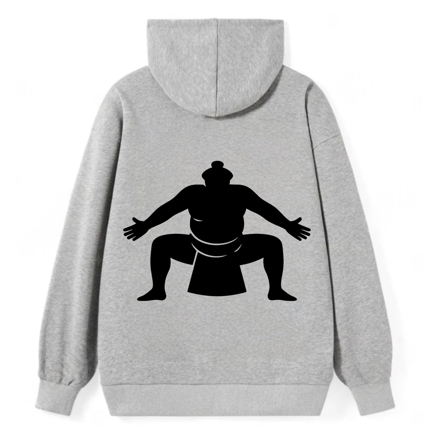Japanese sumo wrestler ceremonial stance - Classic Pullover Hoodie - Grey