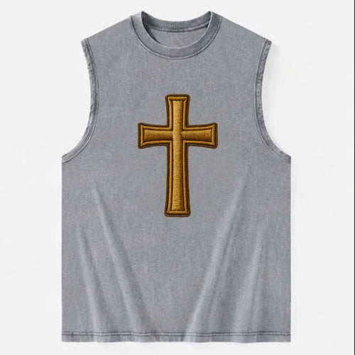 Latin Cross - Vintage Washed Tank