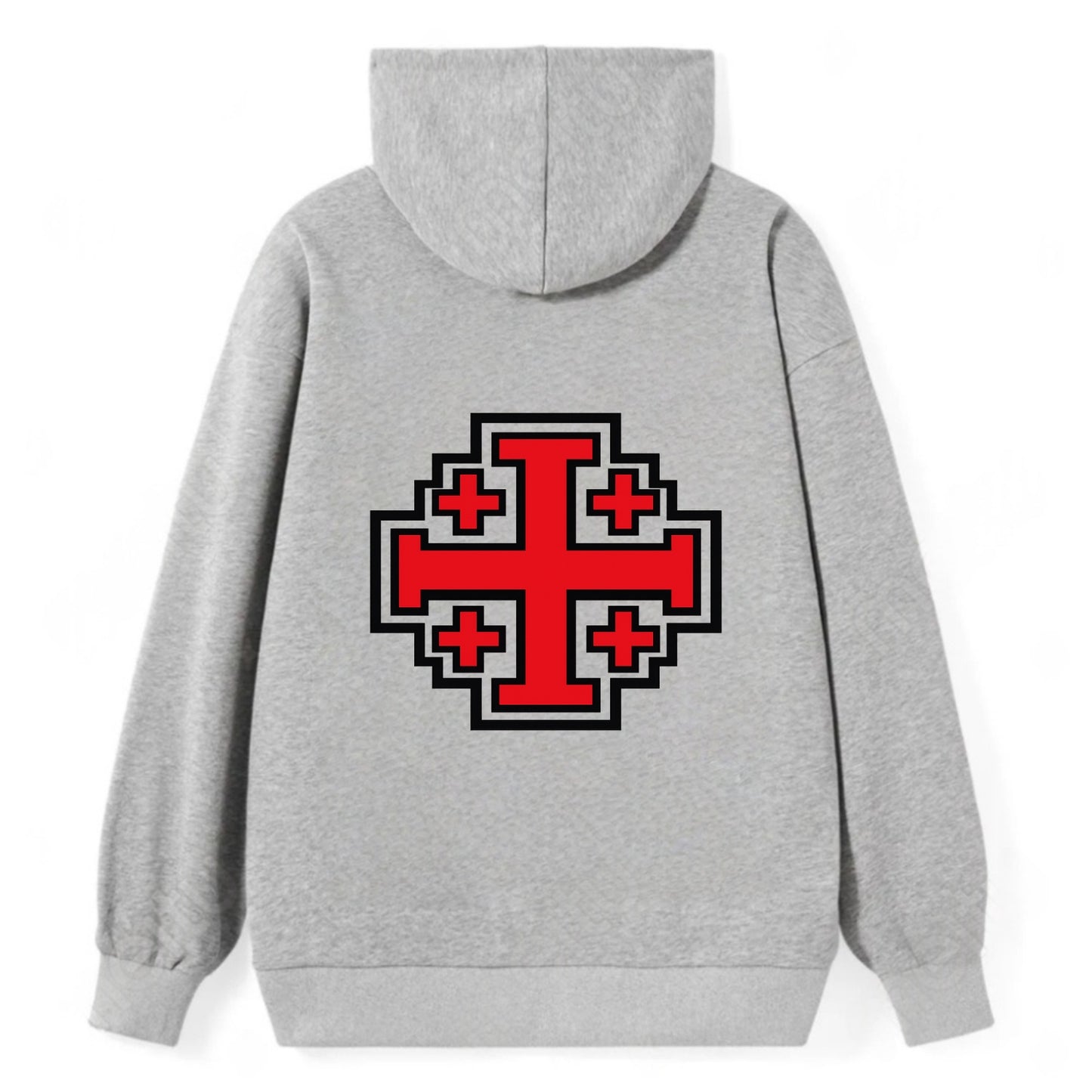 Heritage of Faith - Classic Pullover Hoodie - Grey