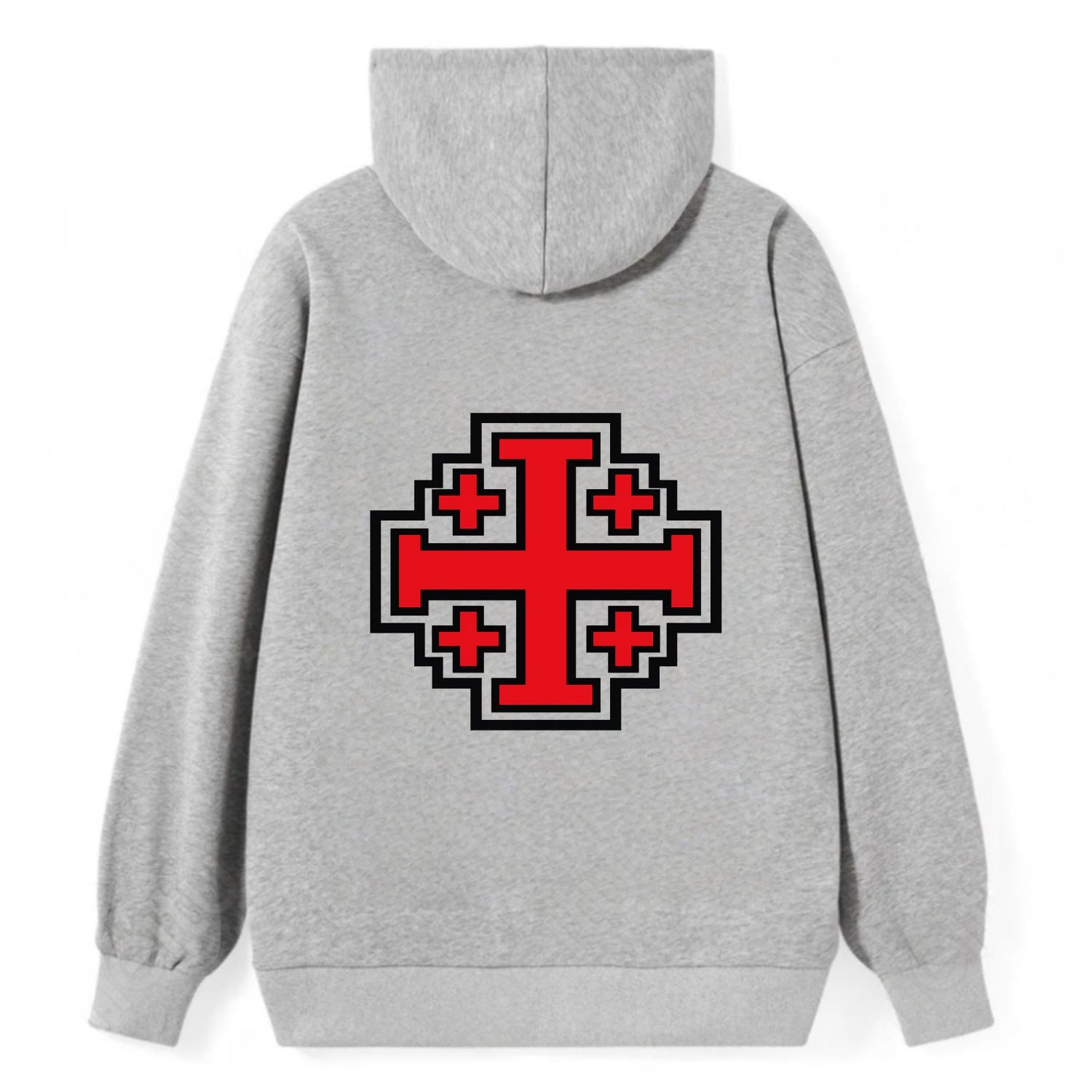 Heritage of Faith - Classic Pullover Hoodie - Grey