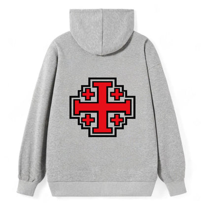 Heritage of Faith - Classic Pullover Hoodie - Grey