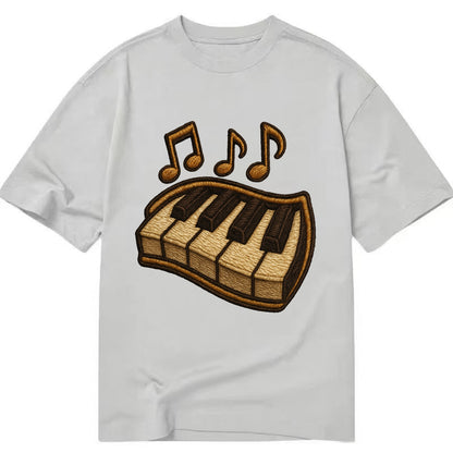 Piano Keys  - Classic T-shirt - Grey