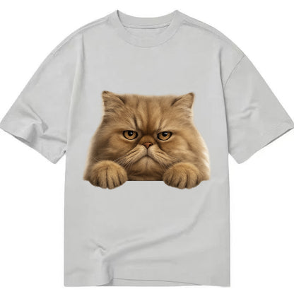 Persian Cat  - Classic T-shirt - Grey