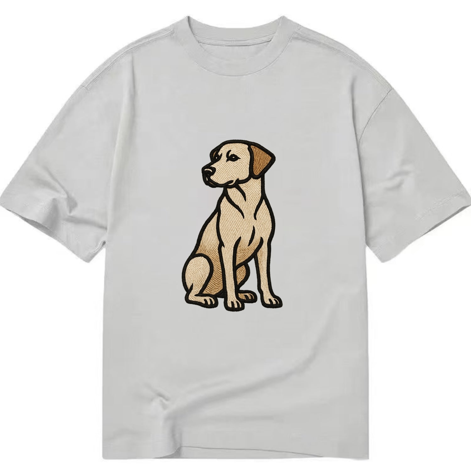 Rhodesian Ridgeback - Red wheaten sittin Classic T-shirt - Grey