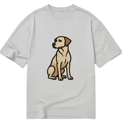 Rhodesian Ridgeback - Red wheaten sittin Classic T-shirt - Grey