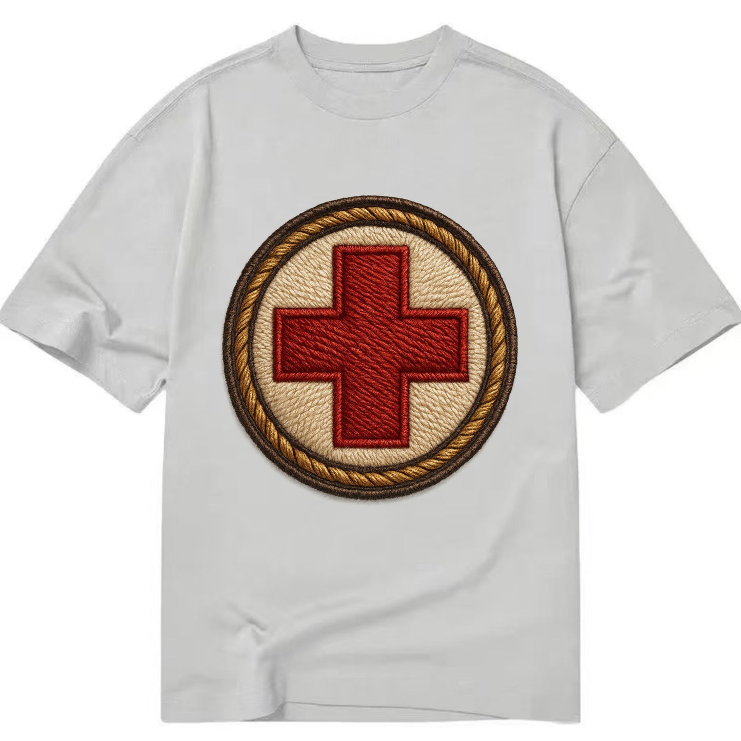 Medical Cross  - Classic T-shirt - Grey