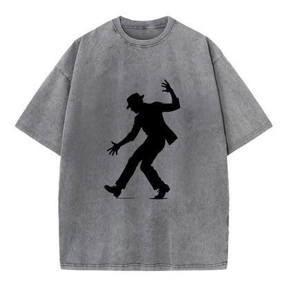 Tap dancer dramatic step - Vintage T-shirt - Grey