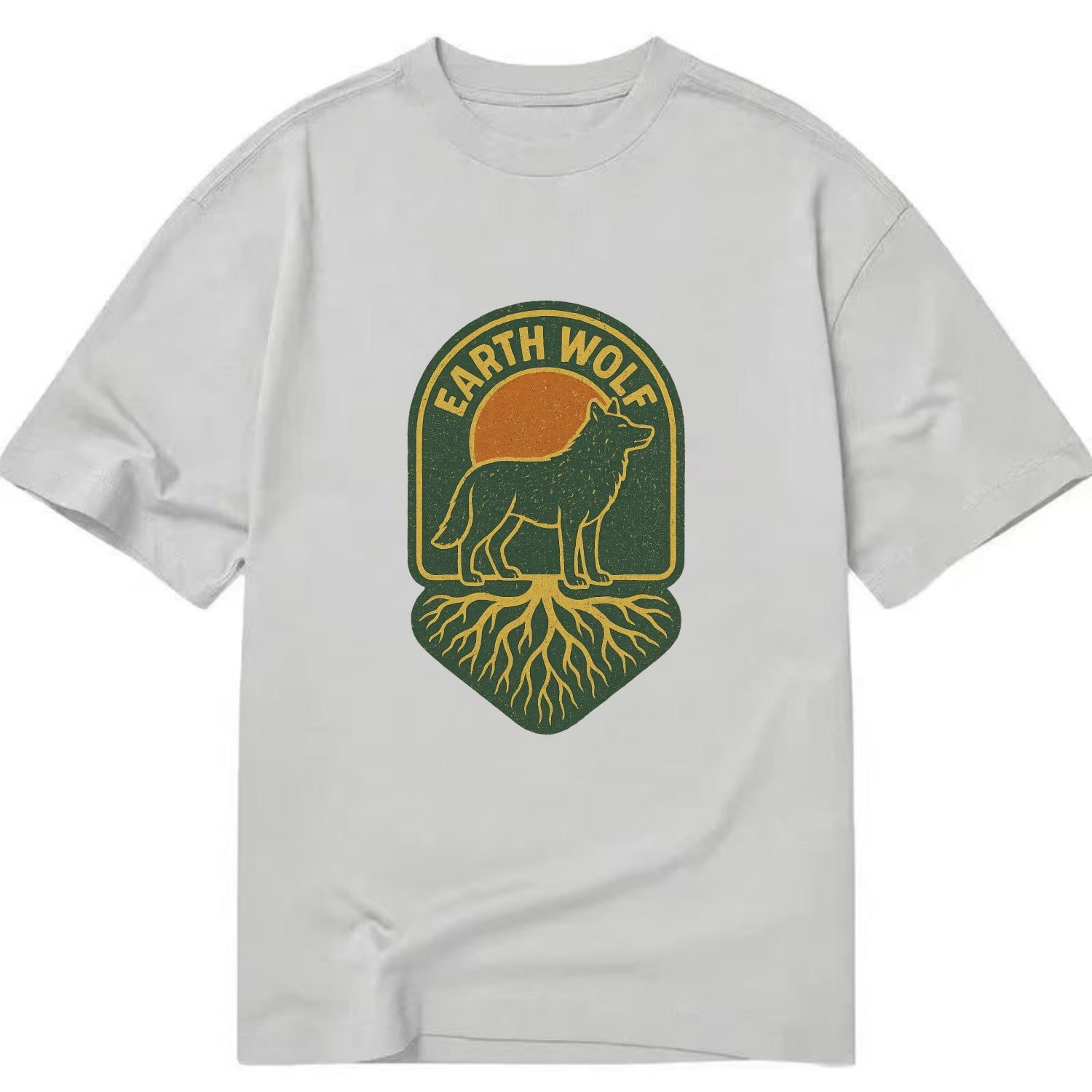 Earth Wolf Roots  - Classic T-shirt - Grey