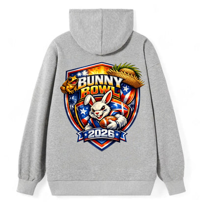 Bunny Bowl 2026 - Classic Pullover Hoodie - Grey
