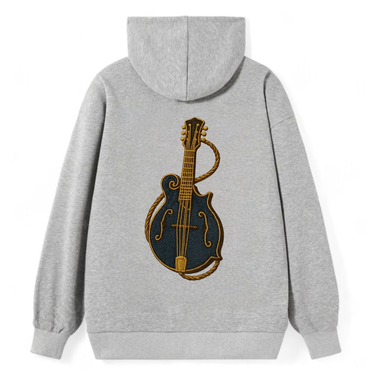 Mandolin  - Classic Pullover Hoodie - Grey
