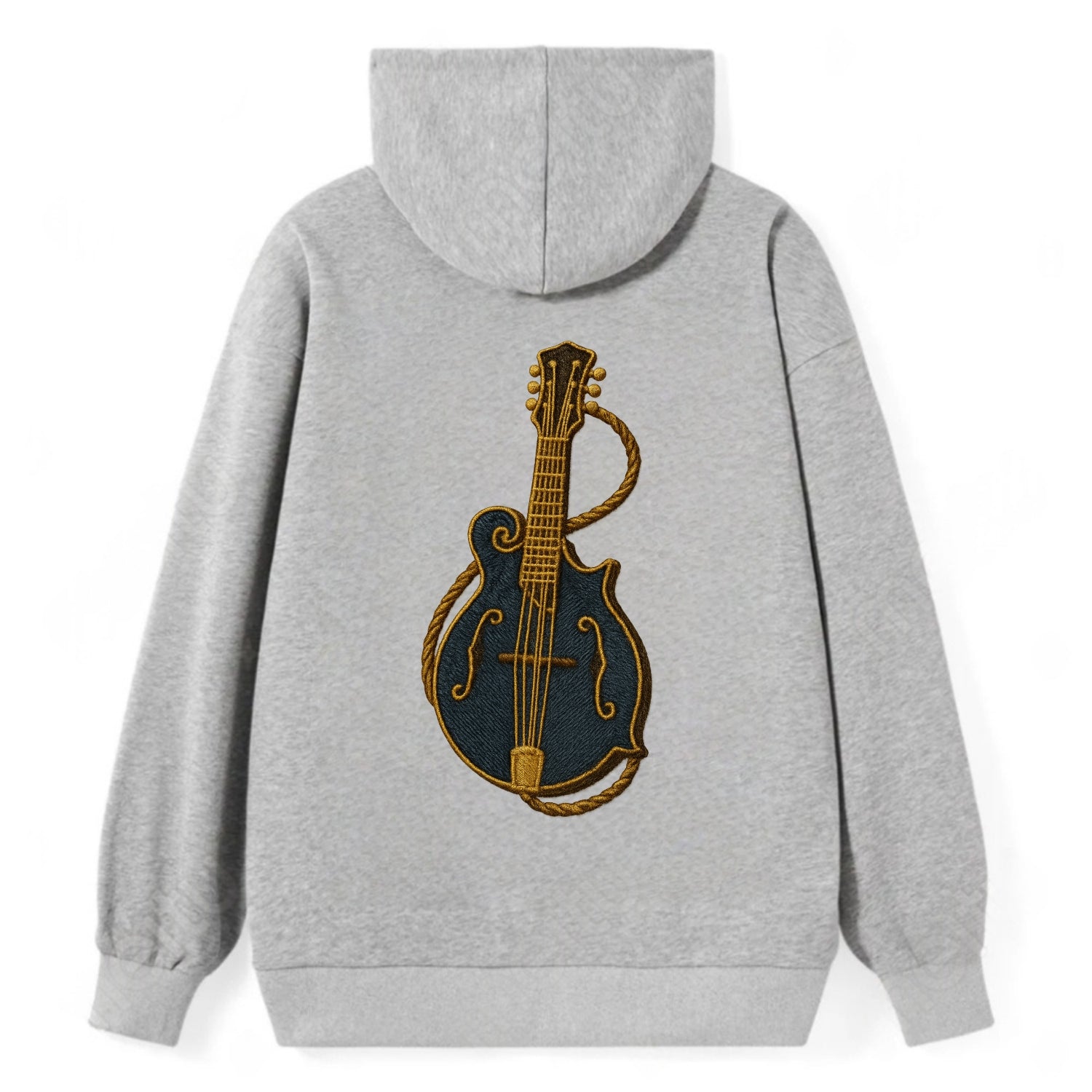 Mandolin  - Classic Pullover Hoodie - Grey