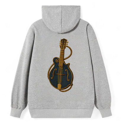 Mandolin  - Classic Pullover Hoodie - Grey