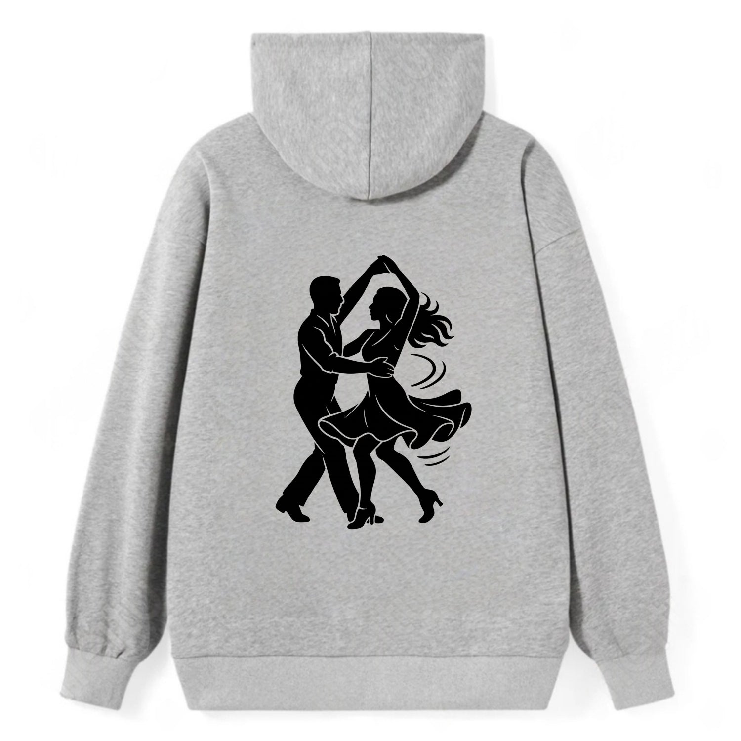 Salsa dancers spinning turn - Classic Pullover Hoodie - Grey