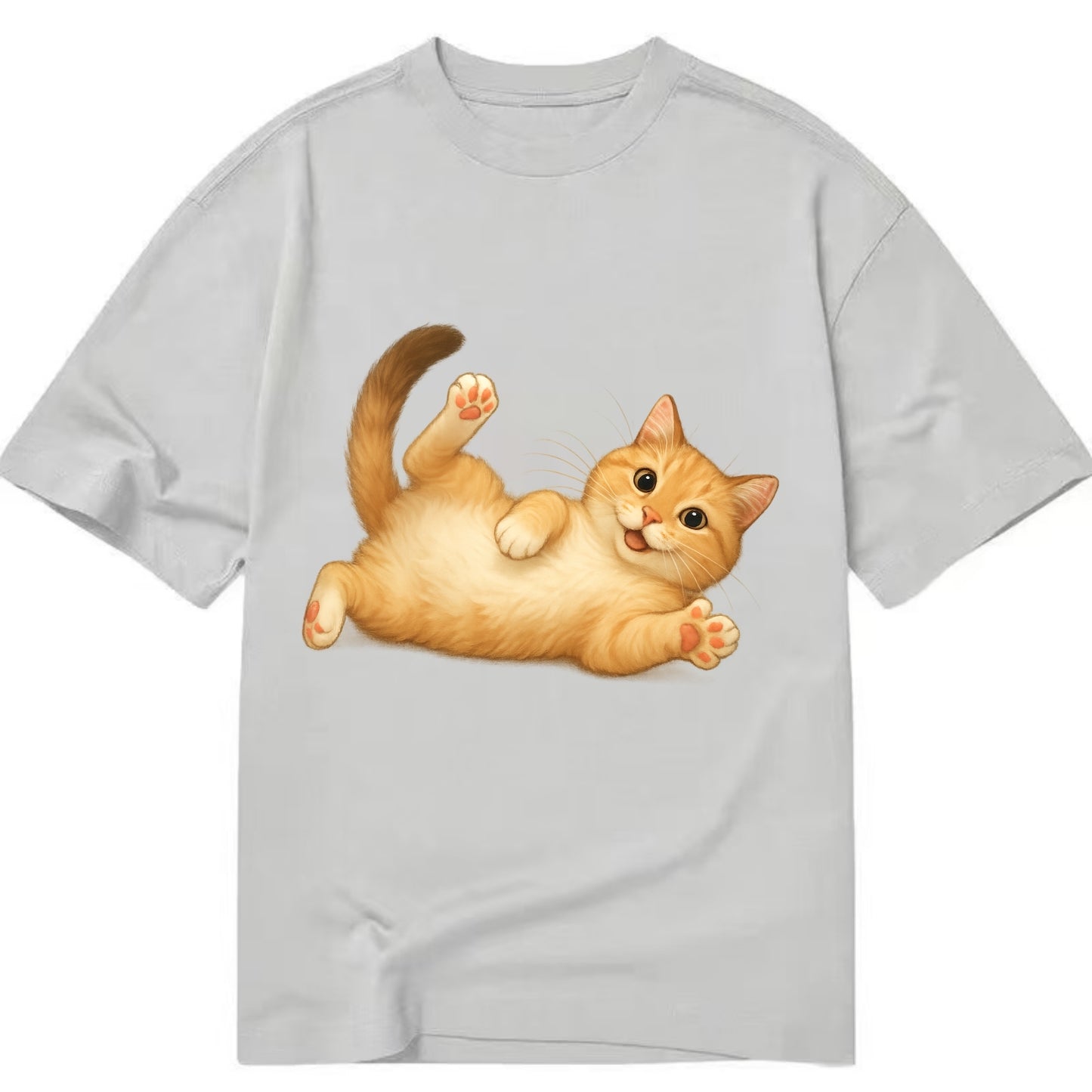 Therapy Cat  - Classic T-shirt - Grey