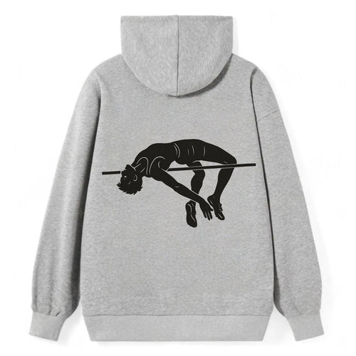 High jumper arching over bar - Classic Pullover Hoodie