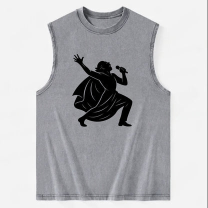 Opera singer powerful finale - Vintage Washed Tank - Grey