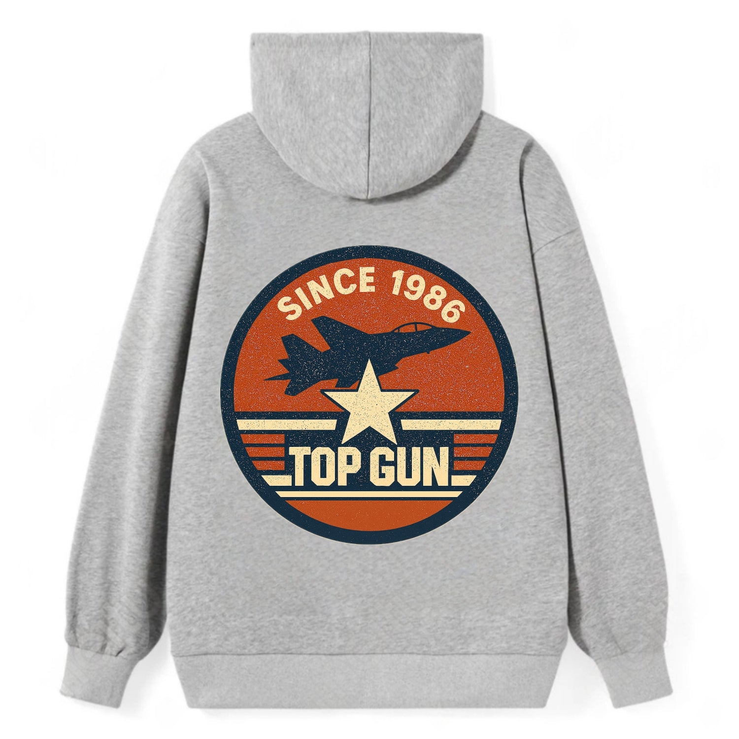 Top Gun Since 1986 - Classic Pullover Hoodie - Grey