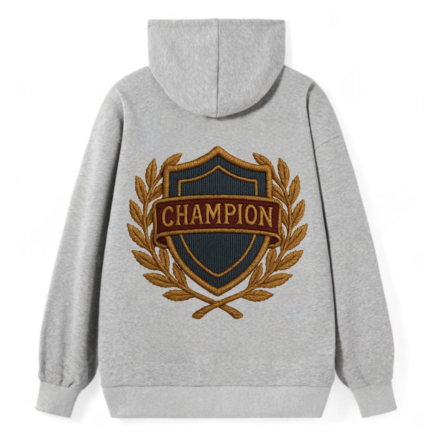 Champion Shield  - Classic Pullover Hoodie - Grey