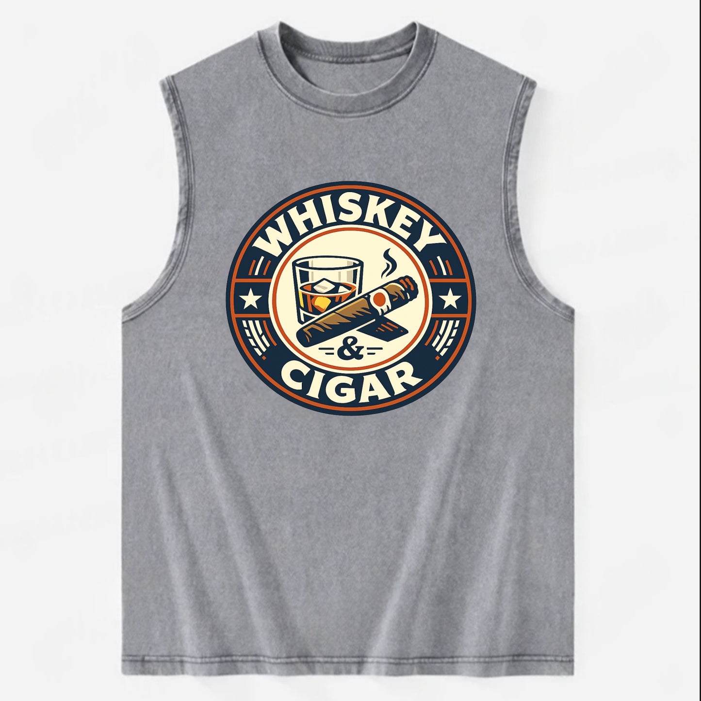 Sophisticated Spirits Emblem - Vintage Washed Tank - Grey
