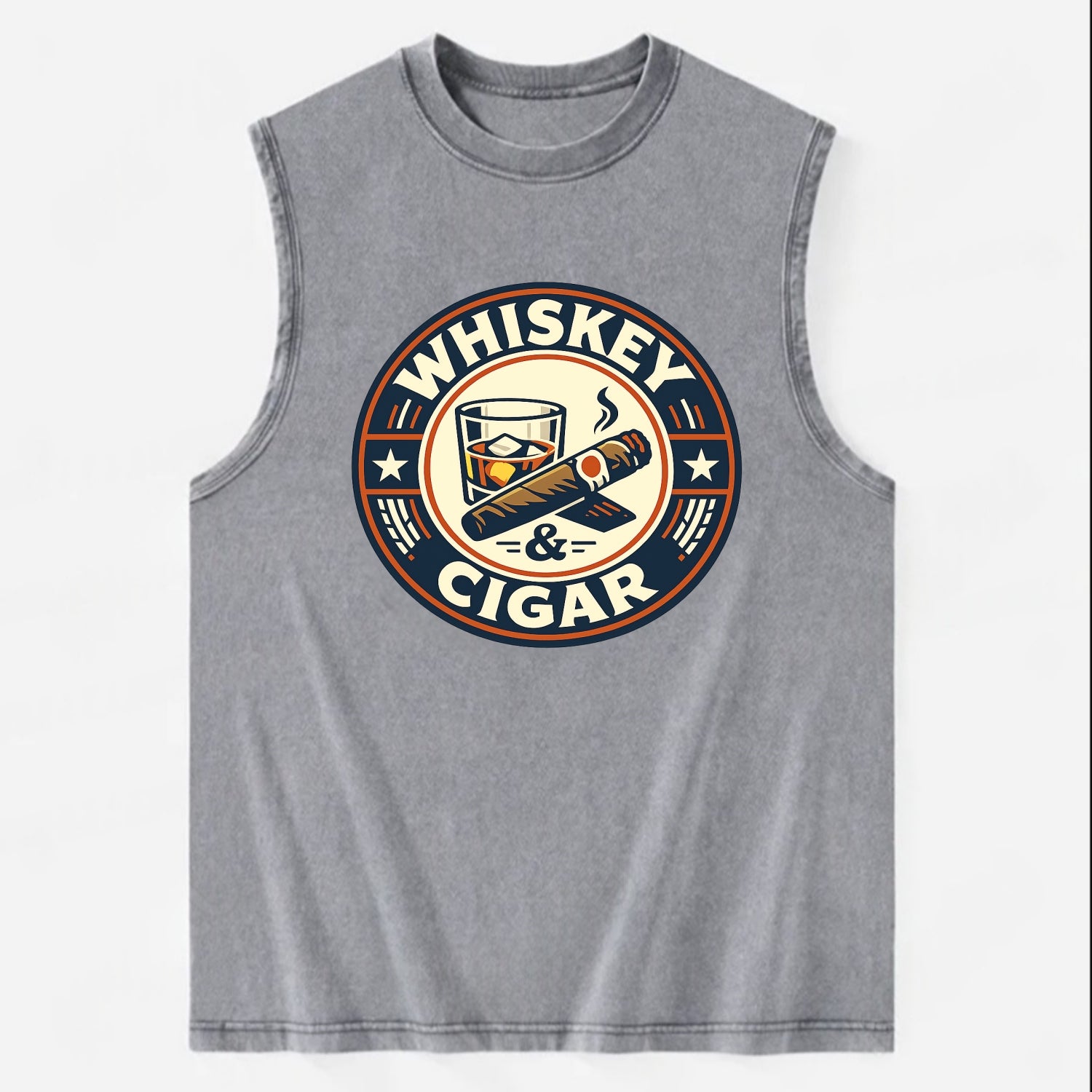 Sophisticated Spirits Emblem - Vintage Washed Tank - Grey