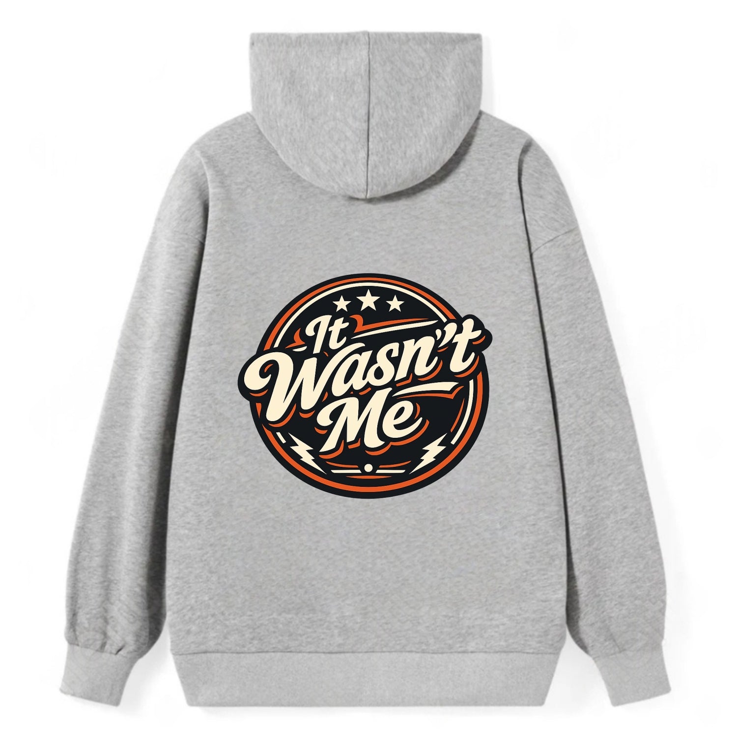 Unapologetic Rebel Emblem - Classic Pullover Hoodie - Grey