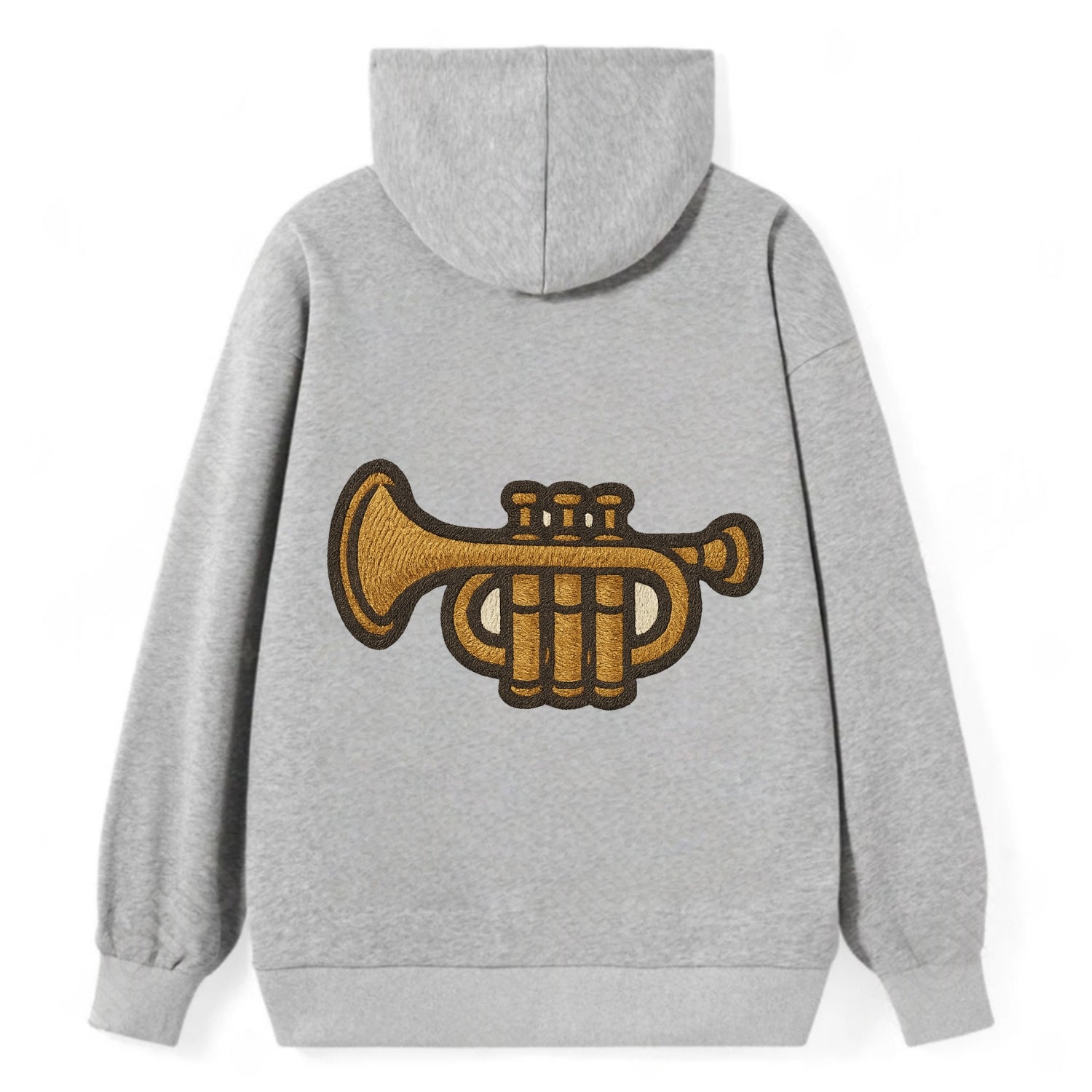 Trumpet  - Classic Pullover Hoodie - Grey