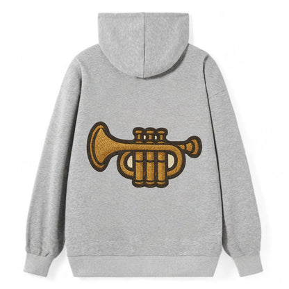 Trumpet  - Classic Pullover Hoodie - Grey