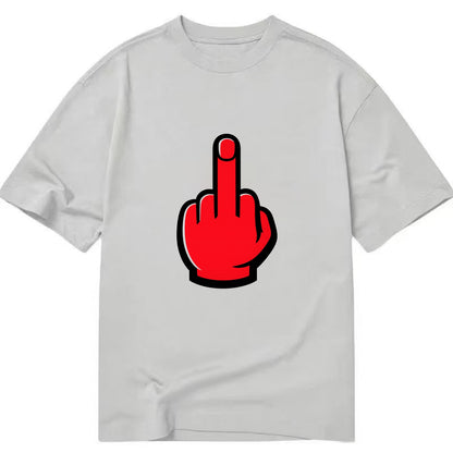 Bold Defiance Icon - Classic T-shirt - Grey