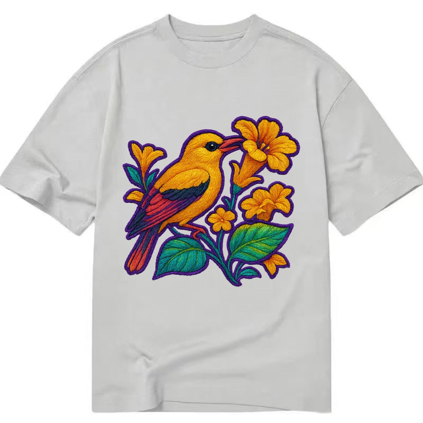 Golden Oriole - Classic T-shirt - Grey