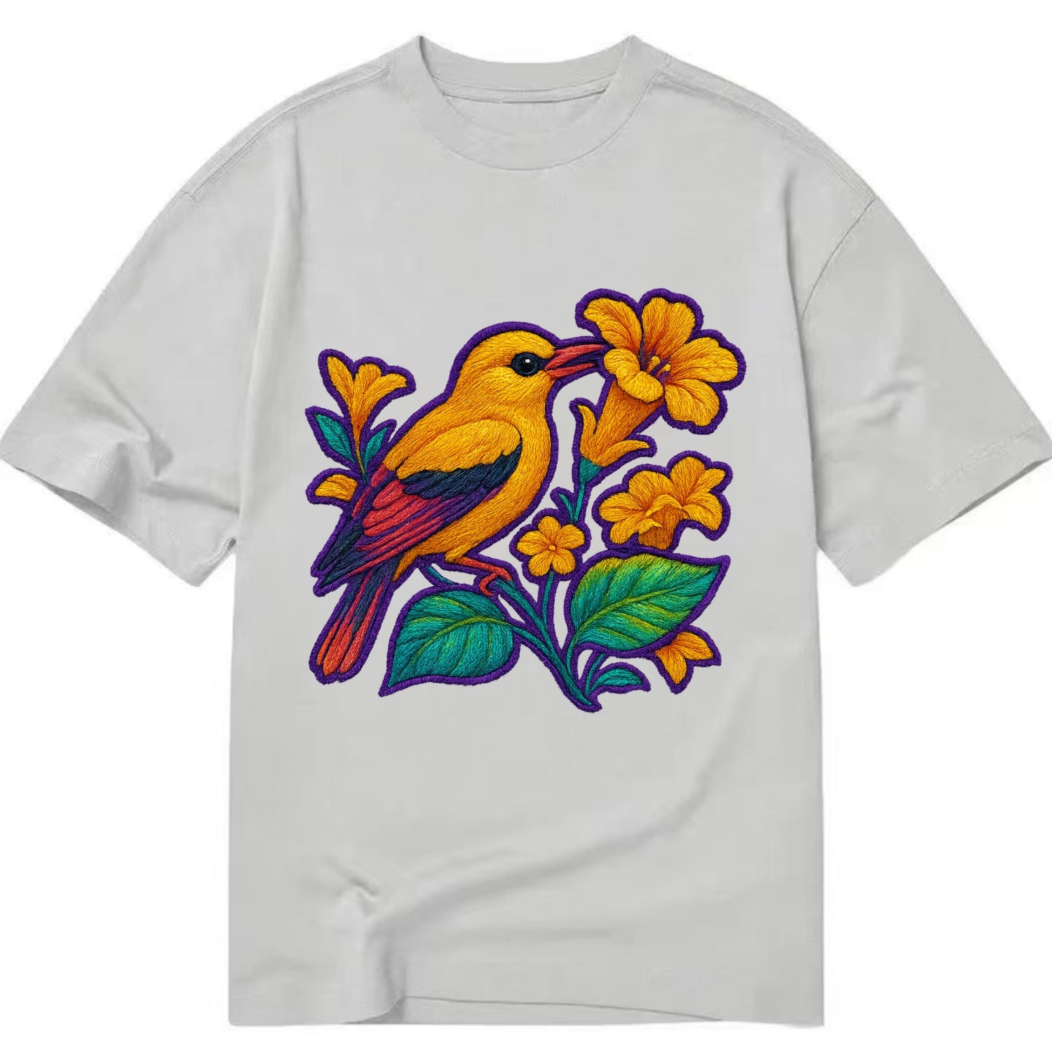 Golden Oriole - Classic T-shirt - Grey