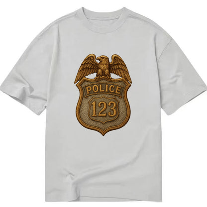 Police Badge  - Classic T-shirt - Grey