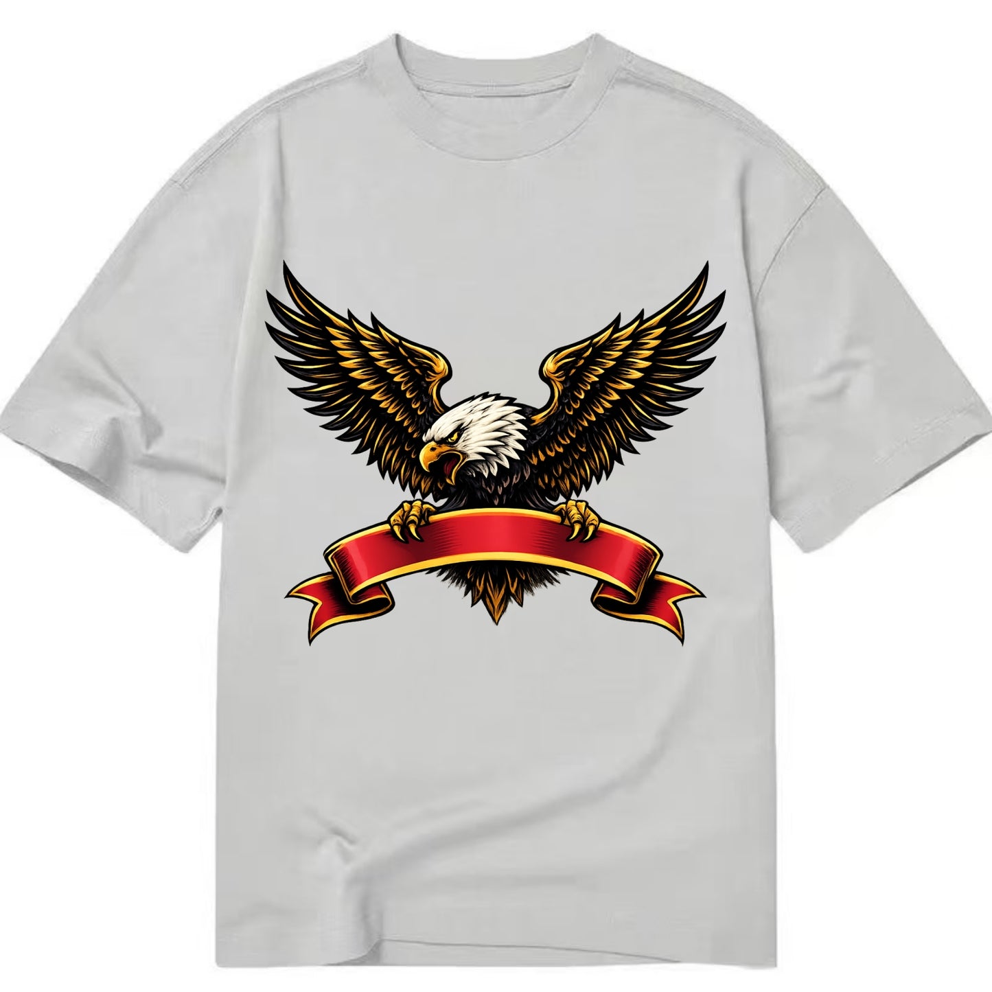 Eagle Banner - Classic T-shirt - Grey