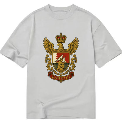 Bahrain Heritage Badge  - Classic T-shirt - Grey