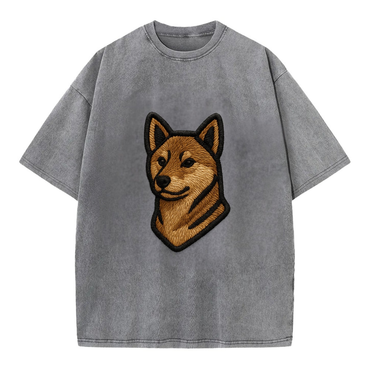 Shikoku - Trendy Japanese hunter design - Vintage T-shirt - Grey