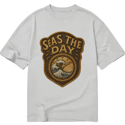 Seas The Day  - Classic T-shirt - Grey