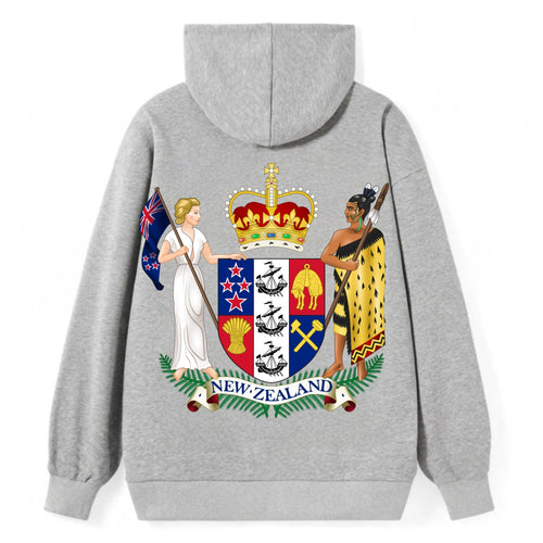 Coat Of Arms Of New Zealand - Classic Pullover Hoodie