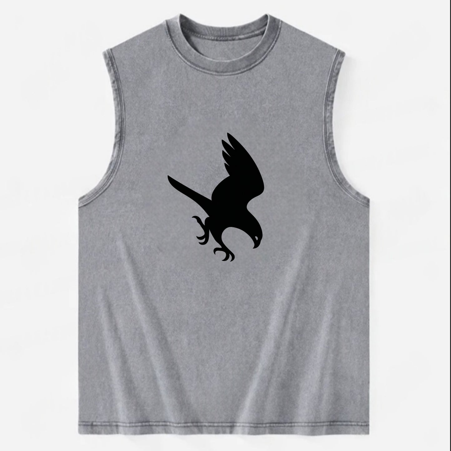 Hawk diving for prey - Vintage Washed Tank - Grey