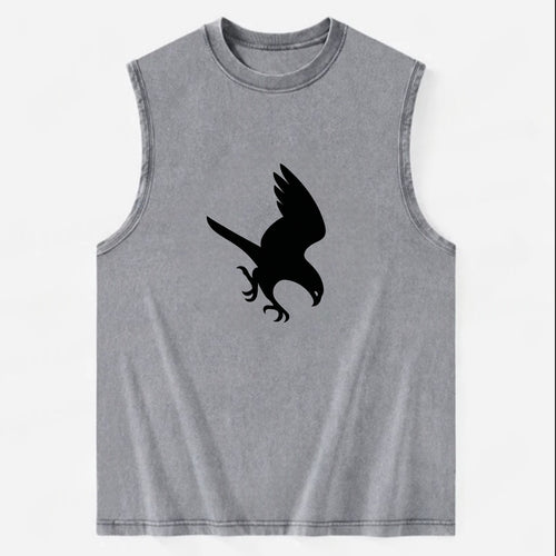 Hawk diving for prey - Vintage Washed Tank