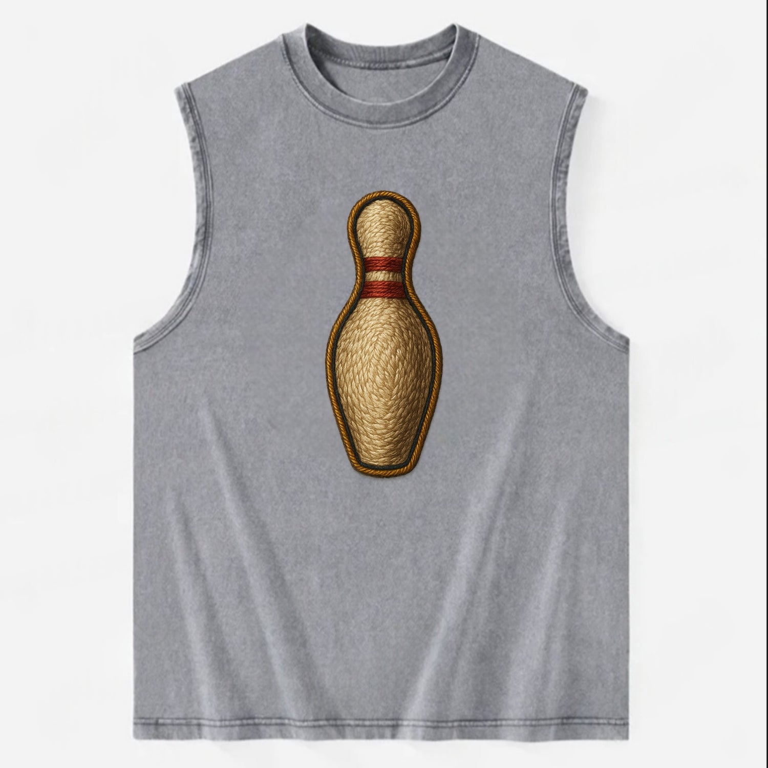 Bowling Pin  - Vintage Washed Tank - Grey