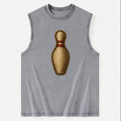 Bowling Pin  - Vintage Washed Tank - Grey