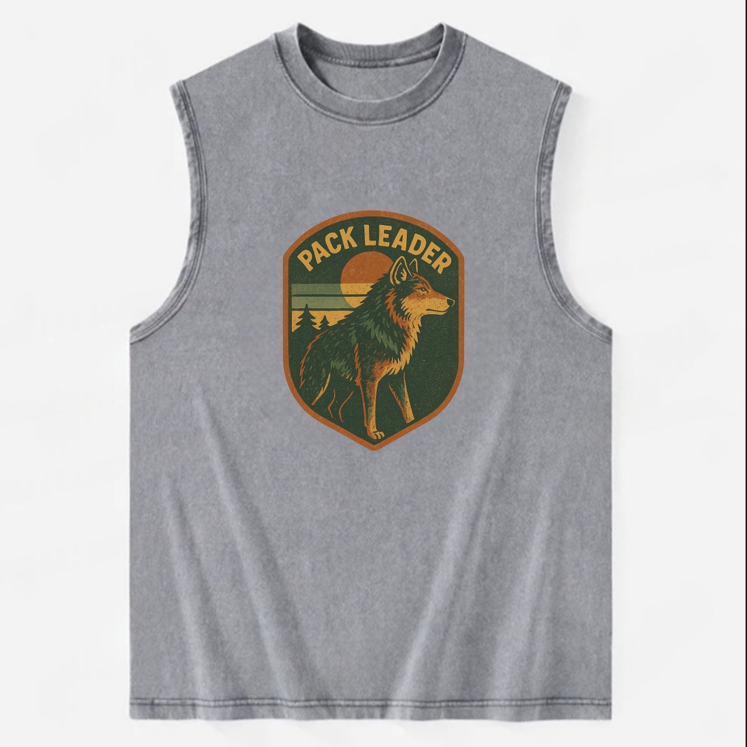 Pack Leader  - Vintage Washed Tank - Grey