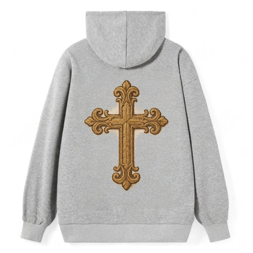 Baroque Cross  - Classic Pullover Hoodie