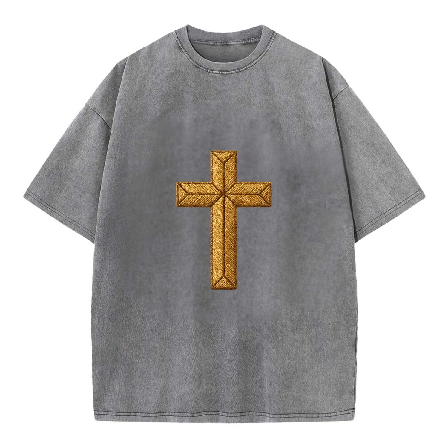 Rock Cross  - Vintage T-shirt - Grey